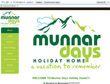 Tablet Screenshot of munnardays.com